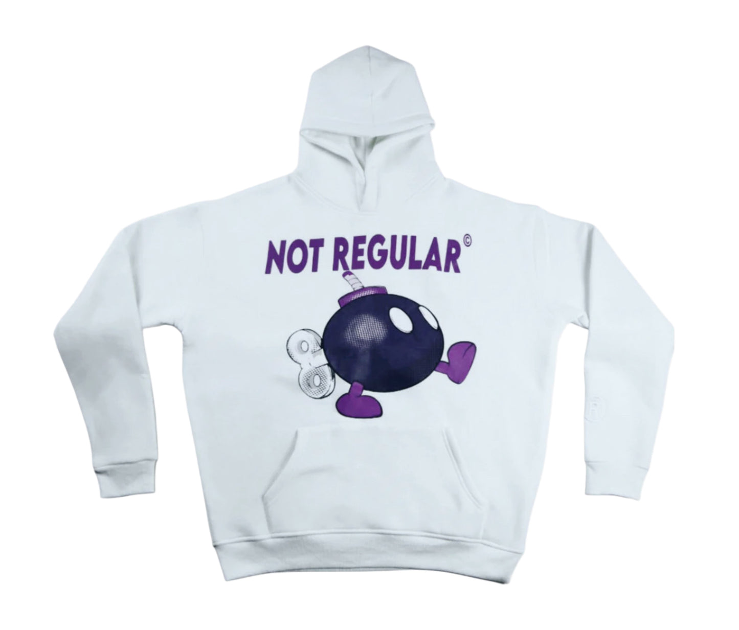 WHITE ATOMIC HOODIE