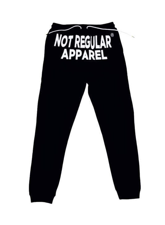 BLACK NOT REGULAR JOGGERS