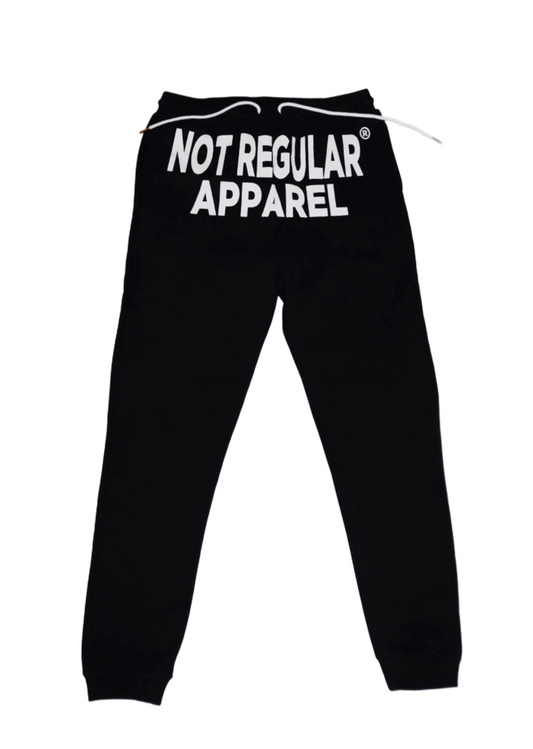 BLACK NOT REGULAR JOGGERS