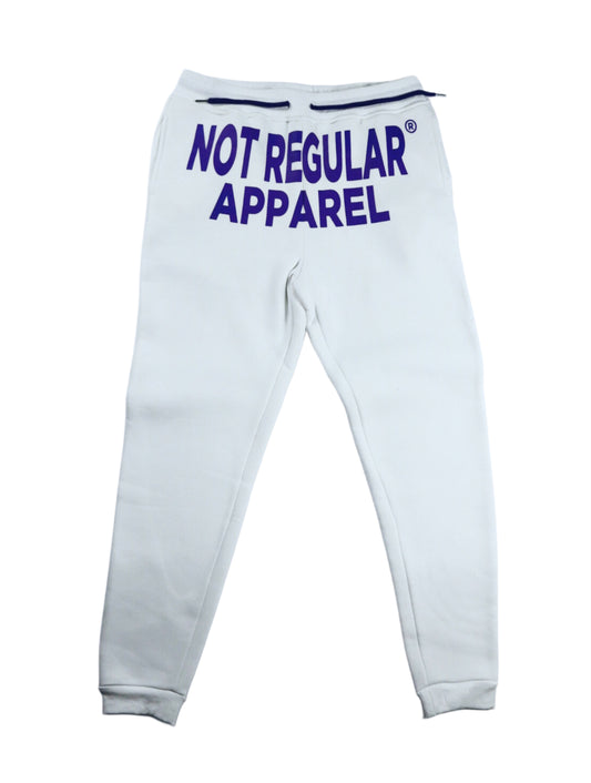 WHITE NOT REGULAR JOGGERS
