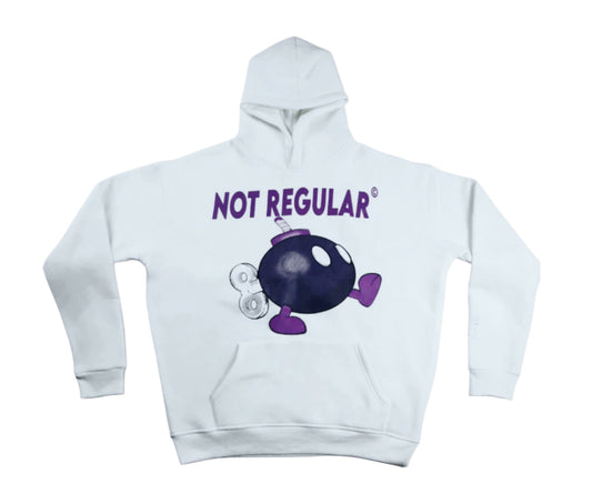 WHITE ATOMIC HOODIE