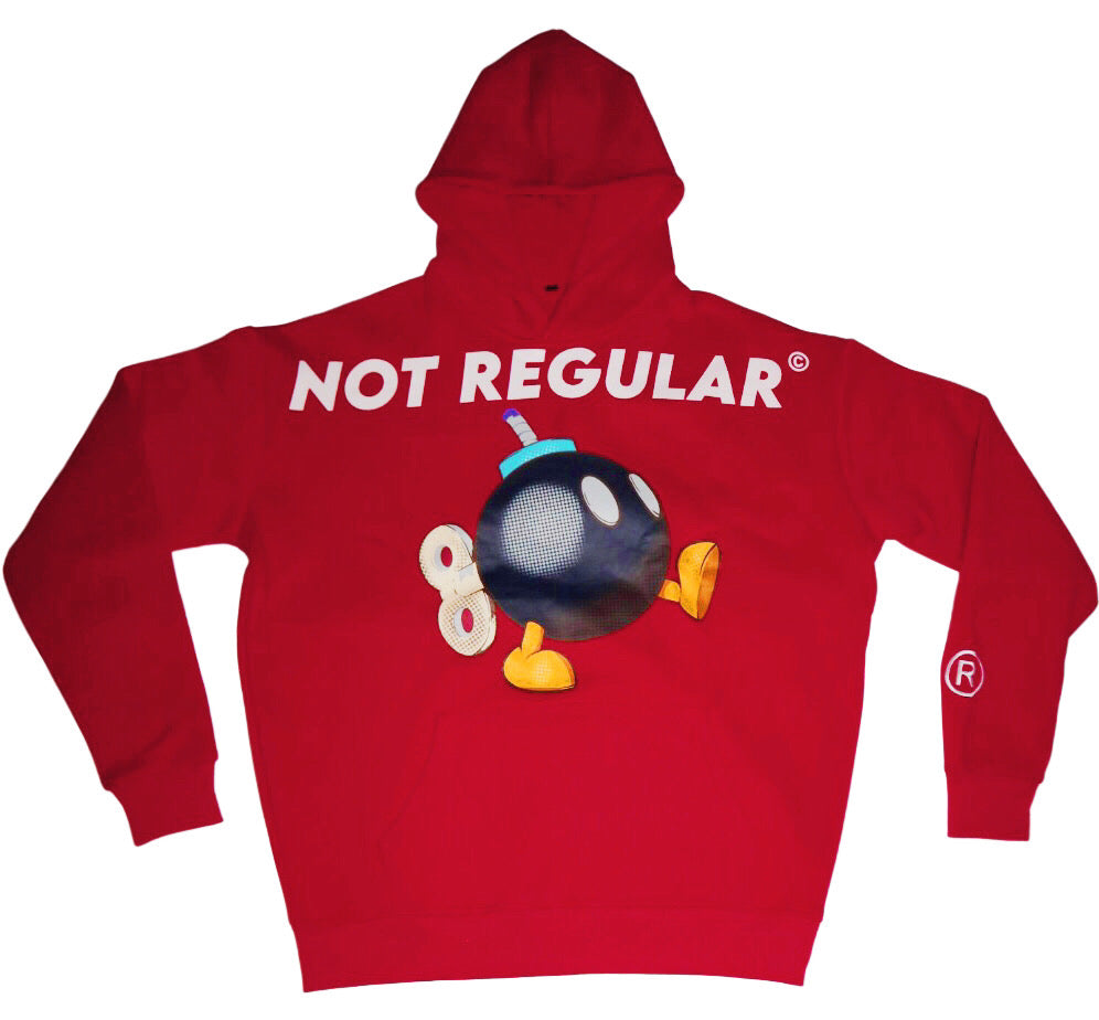 RED ATOMIC HOODIE.