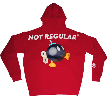RED ATOMIC HOODIE.