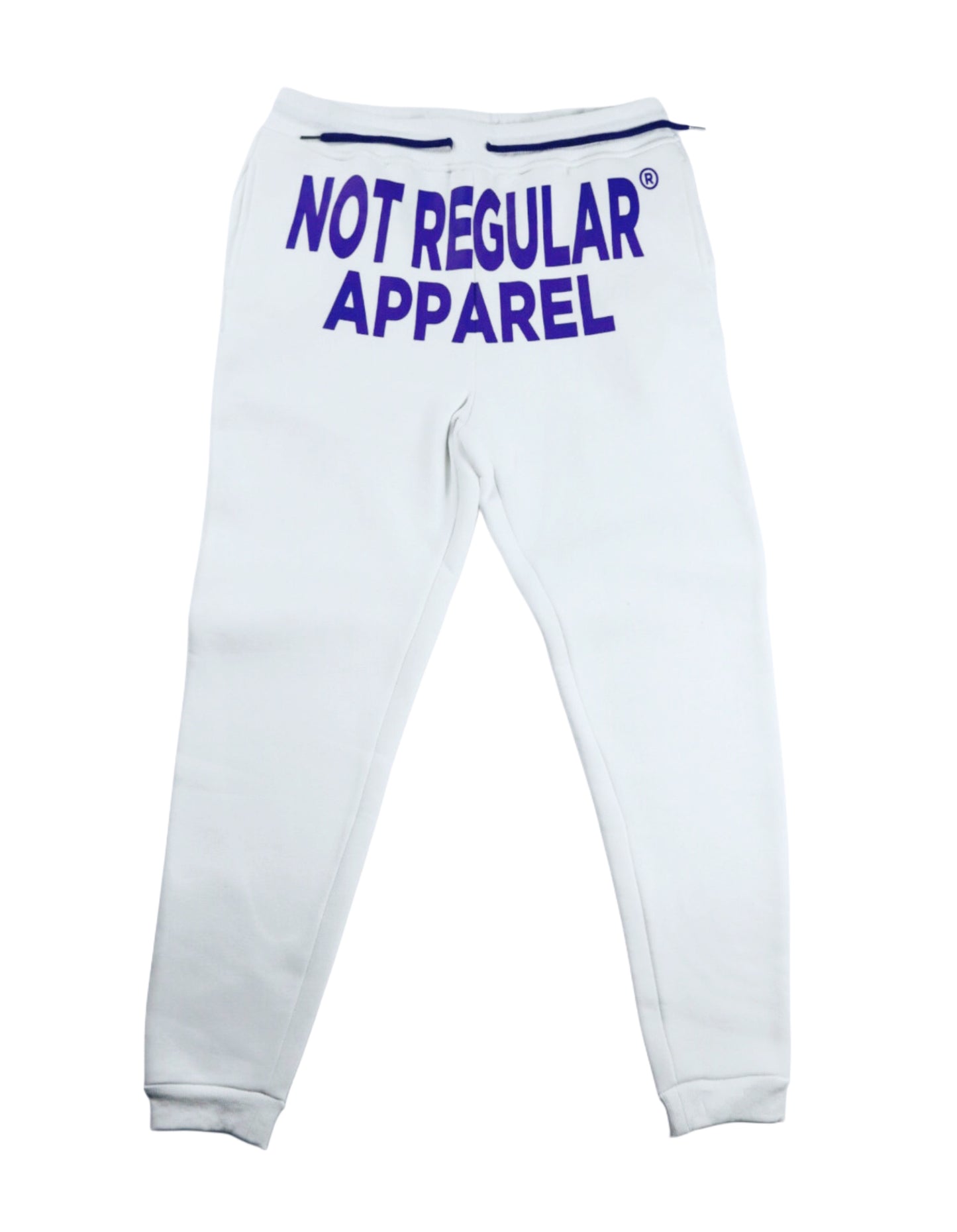 WHITE NOT REGULAR JOGGERS