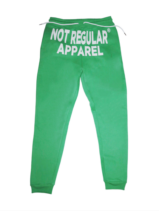GREEN NOT REGULAR JOGGERS