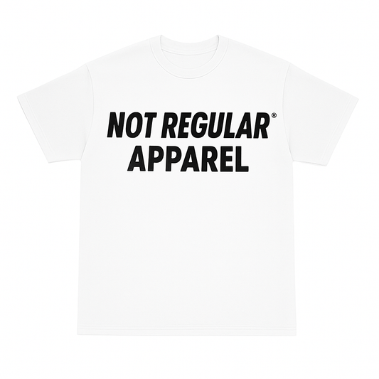 NOT REGULAR WHITE TSHIRT