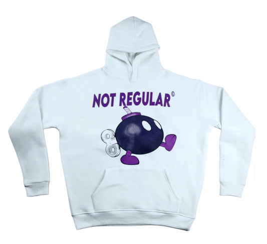 WHITE ATOMIC HOODIE