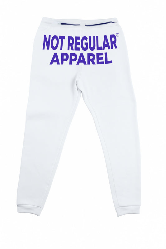 WHITE NOT REGULAR JOGGERS