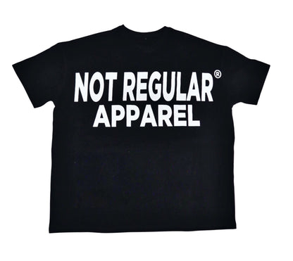 BLACK NOT REGULAR TSHIRT
