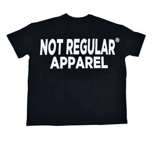 BLACK NOT REGULAR TSHIRT