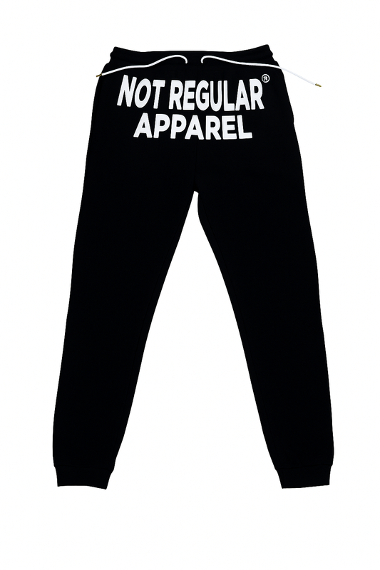 BLACK NOT REGULAR JOGGERS